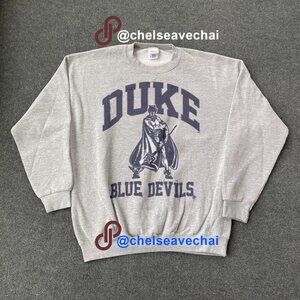 Vintage 90s Duke Blue Devils Sweatshirt, Retro Duke University Shirt tee